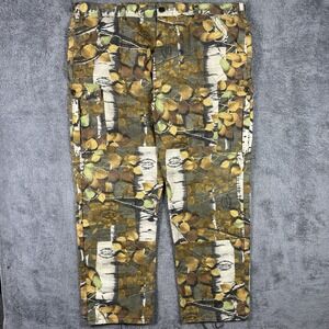Vintage Rocky Mountain Camouflage Cargo Pants Men 2XL 44x32 Hunting Autumn Aspen